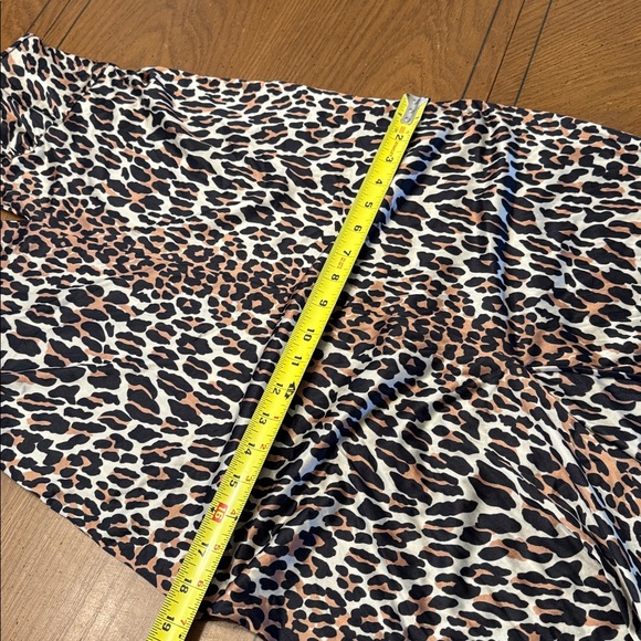 Vintage Silky Leopard Print Vanity Fair Maxi Slip Dress Chemise Slinky Gown - Picture 7 of 16